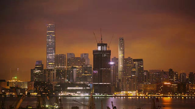 详情图-香港白天和黑夜的流逝，水景