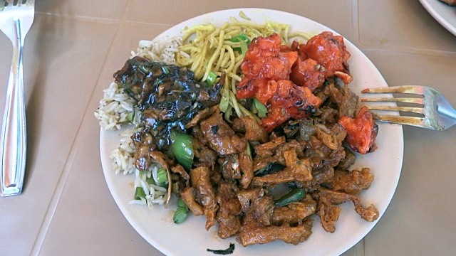 印度南部的一家小咖啡馆做的满洲食谱