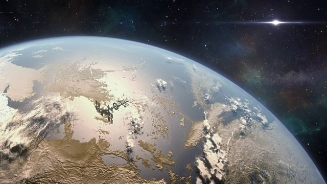 宇宙飞船绕太阳系外行星