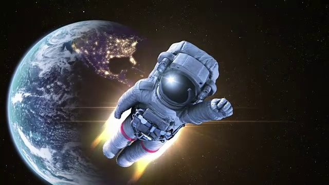 詳情圖-逃離地球，宇航員飛向太空