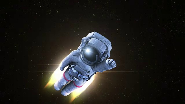 詳情圖-逃離地球，宇航員飛向太空
