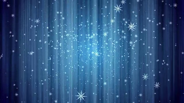 雪幕底色蓝