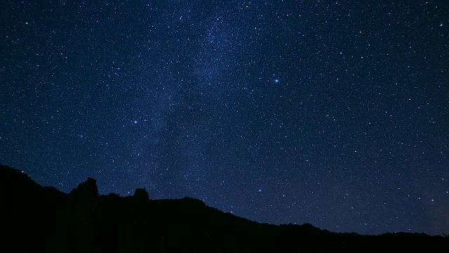 详情图-星空转向太空天文摄影时间流逝，山林