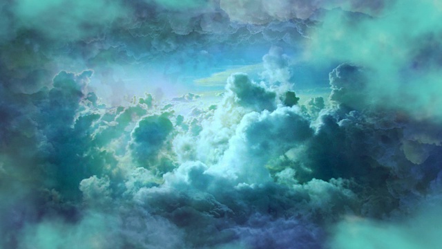 翡翠云层背景