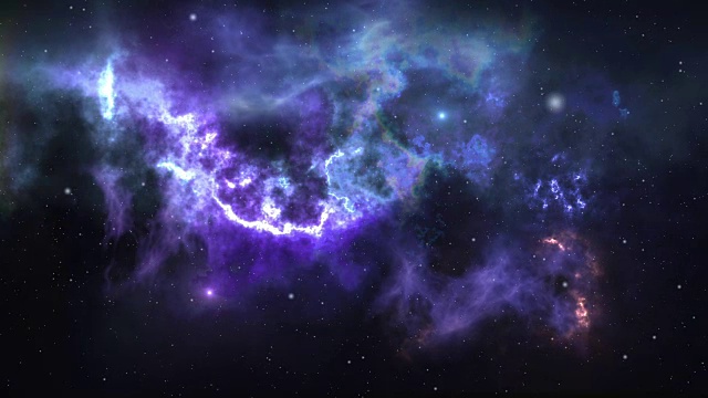 詳情圖-穿越星云的太空飛行。太空旅行。很多明星