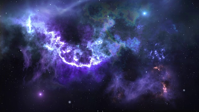 詳情圖-穿越星云的太空飛行。太空旅行。很多明星