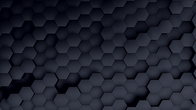 数字六边形抽象背景暗黑色调