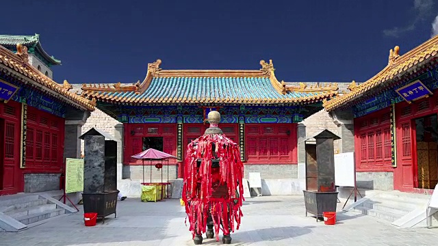 传统佛教寺庙，北京，中国