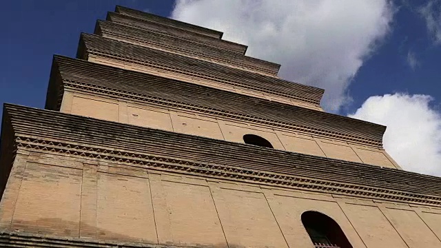 大雁塔是一座佛教宝塔，位于中国陕西省西安(西安，西安)南部