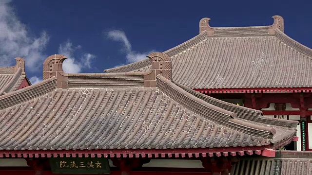 大雁塔是位于中国陕西省西安(西安，西安)南部的一座佛教宝塔