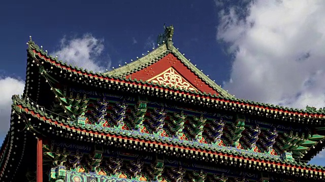 详情图-Zhengyangmen门(前门)。这个著名的大门位于中国北京天安门广场的南面