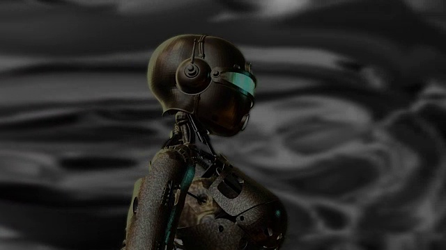 詳情圖-一個機器人的數字動畫