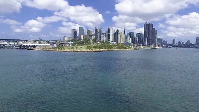 Barangaroo悉尼海港航拍