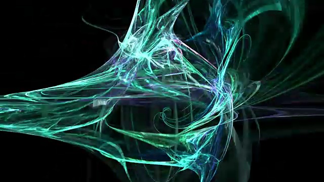 详情图-眼睛放大到虹膜与抽象的神经尘埃