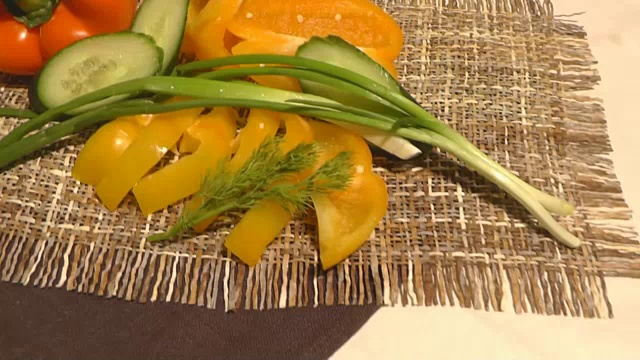 春天蔬菜和健康的生活方式