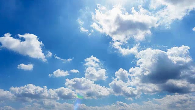 晴空的时间流逝