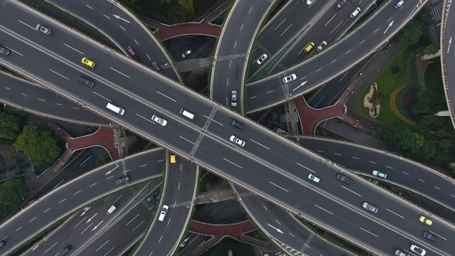 詳情圖-公路交匯處鳥(niǎo)瞰圖