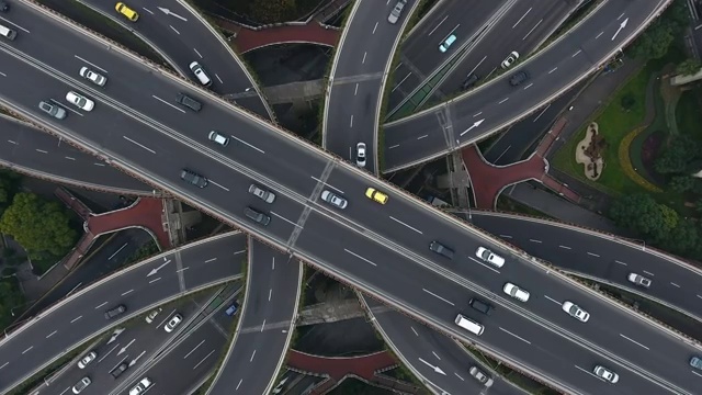 詳情圖-公路交匯處鳥(niǎo)瞰圖