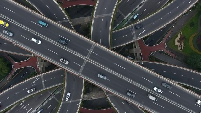 詳情圖-公路交匯處鳥(niǎo)瞰圖