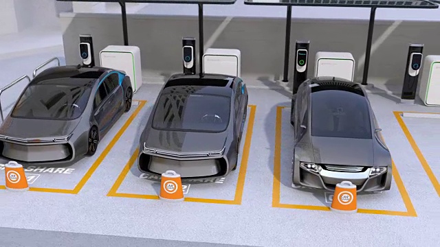 詳情圖-通過智能手機(jī)應(yīng)用解鎖共享自動駕駛汽車。