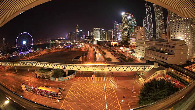 香港的鱼眼景观