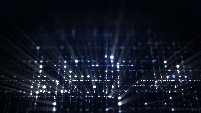 抽象技术数据线无缝循环动画