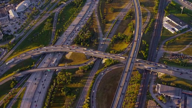 迈阿密高速公路鸟瞰图