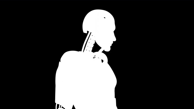 詳情圖-人形男性機器人伸出手