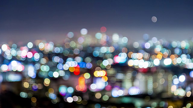 好莱坞和洛杉矶Bokeh Timelapse