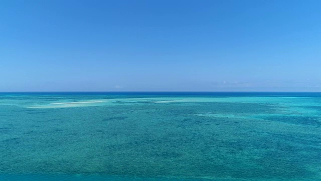 日本冲绳美丽的海景