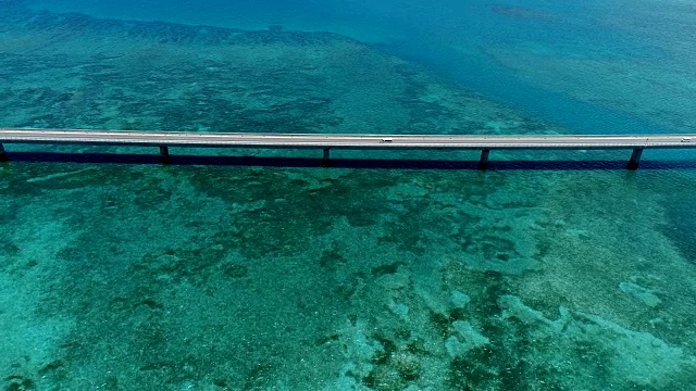 日本冲绳美丽的海景