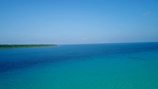 日本冲绳美丽的海景