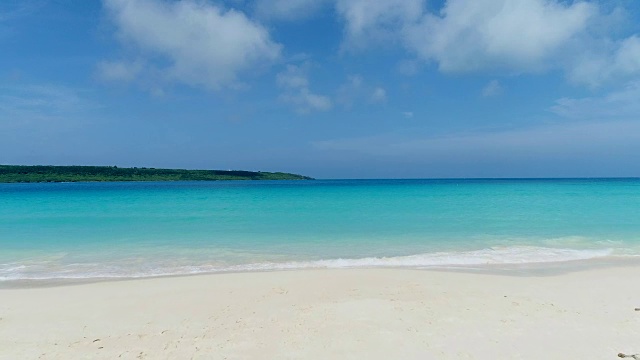 日本冲绳美丽的海景