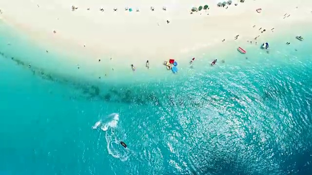 日本冲绳美丽的海景