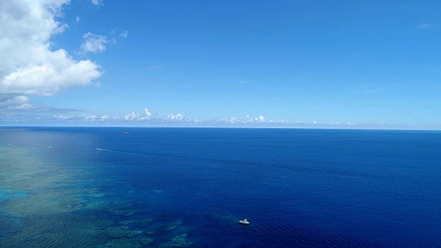 日本冲绳美丽的海景