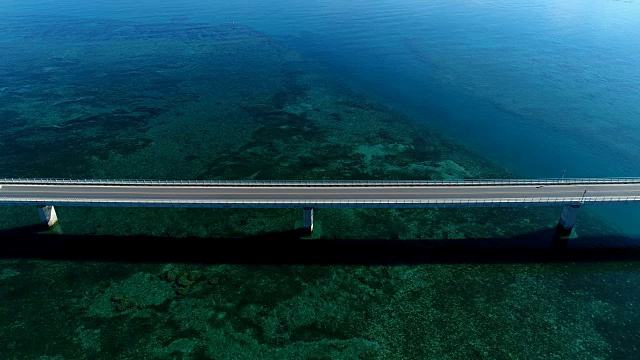 日本冲绳美丽的海景