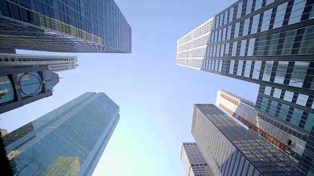 现代都市景观与国际金融区外景拍摄。房地产公寓投资市场