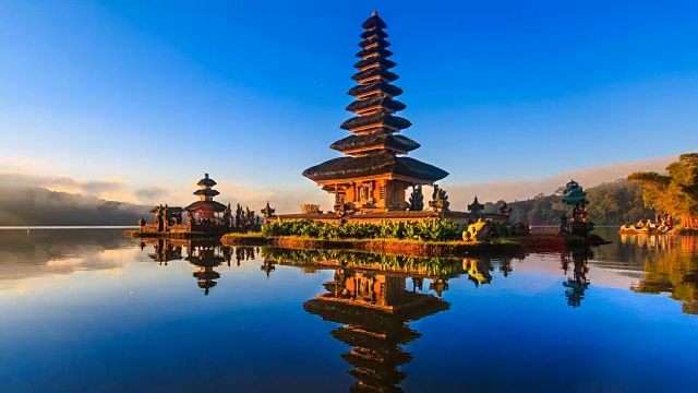 Pura Ulun Danu Bratan，印尼巴厘岛标志性旅游胜地