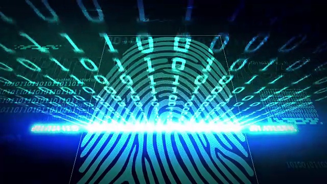 详情图-指纹扫描-生物识别安全装置系统