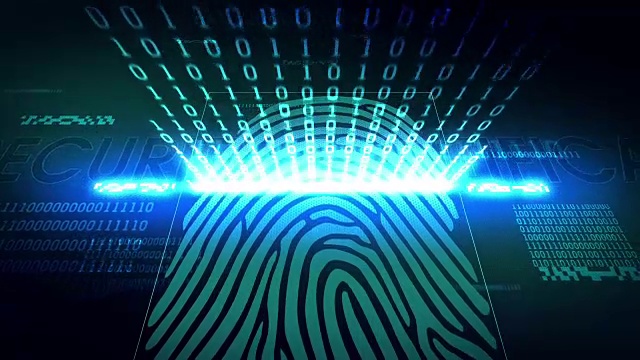 详情图-指纹扫描-生物识别安全装置系统