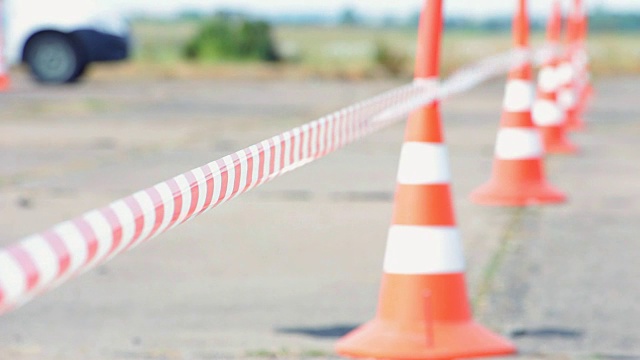 防护带和路锥