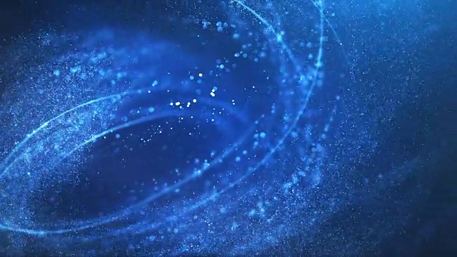 4k高细节粒子流-循环(蓝色)