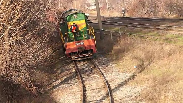 货运列车，工业外观