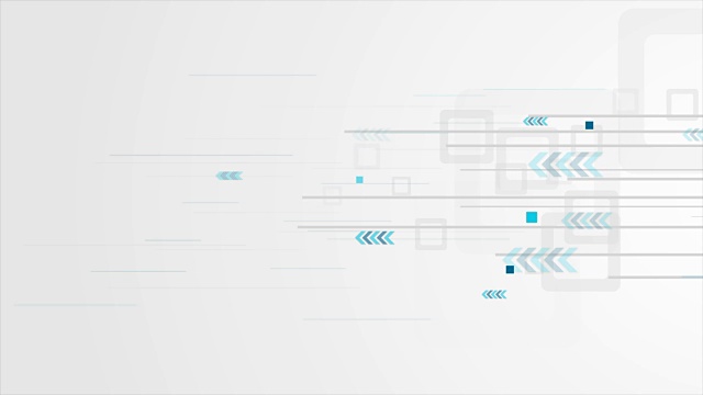 灰色和蓝色抽象技术视频动画