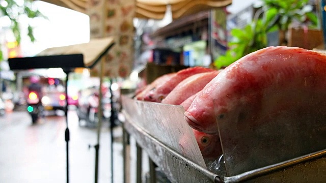 原材料的海鲜