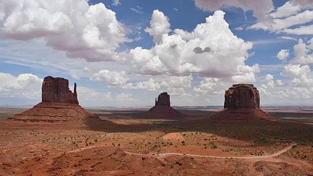 纪念碑山谷的全景