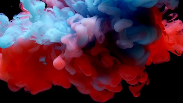 SLOW-MO:多色液体流动