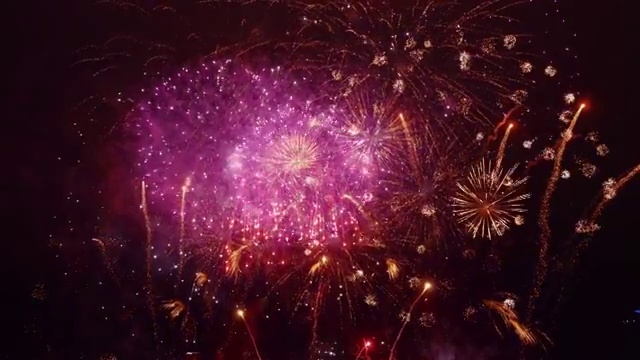 詳情圖-4K慢鏡頭煙花表演