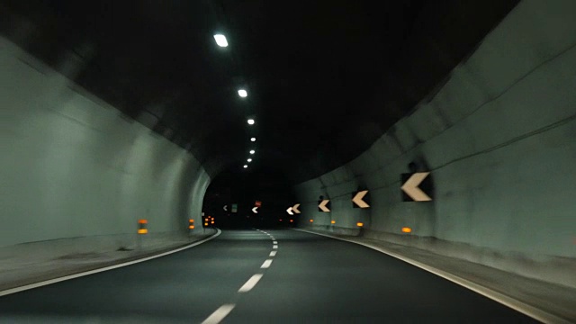 詳情圖-晚上,汽車隧道