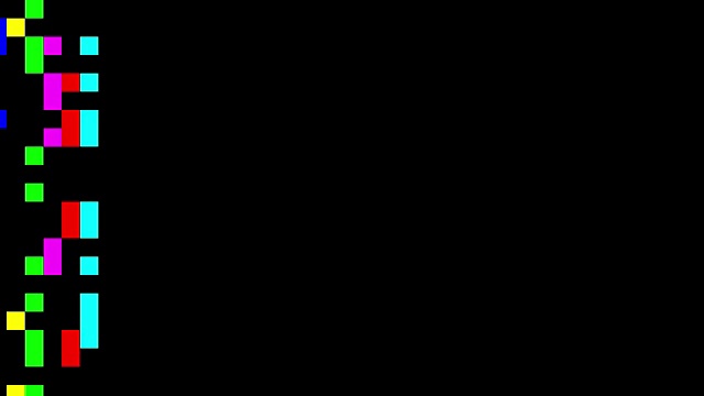 多色方块滑动图案